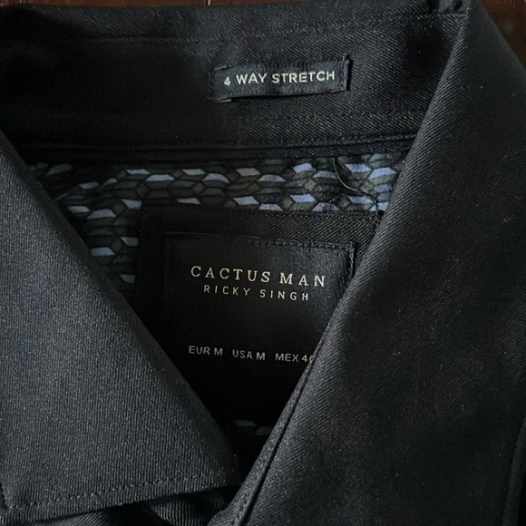 Medium Cactus Man Short Sleeve Button Down - Picture 2 of 5